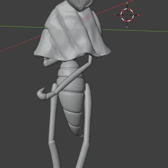 Mô hình Mantis Lord trong Hollow Knight