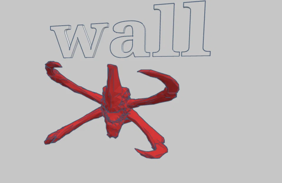 Mô hình trang trí tường Reaper Leviathan phong cách Low Poly - Image 2