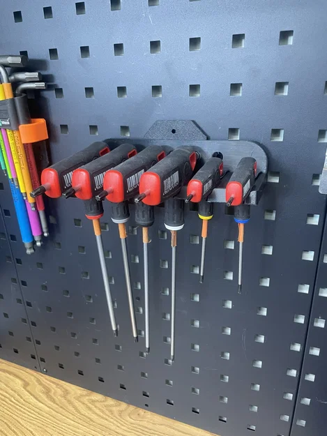 Giá treo tua vít Torx chữ T (Würth Zebra) cho bảng lỗ kỹ thuật - Image 1