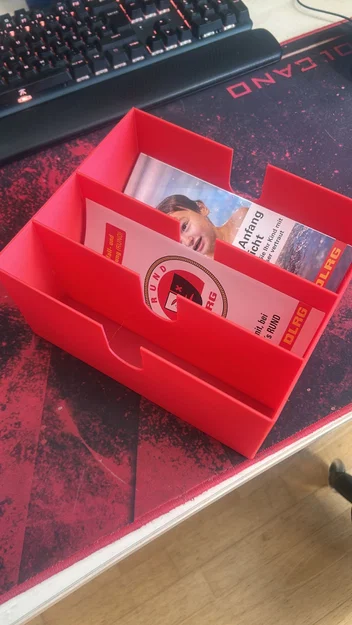 Khay phân loại tài liệu 3 ngăn chuẩn DIN Lang (Sortierbox) - Image 1