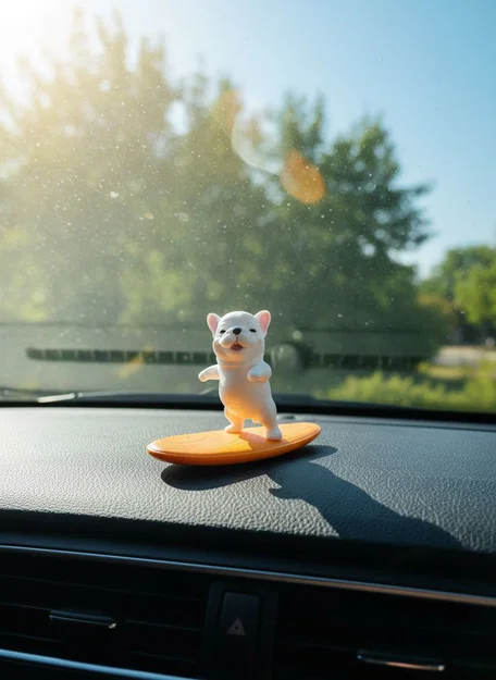 Mô hình chú chó lướt sóng Pibble Surfer trang trí siêu đáng yêu - Image 2