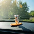Mô hình chú chó lướt sóng Pibble Surfer trang trí siêu đáng yêu - Thumbnail 2