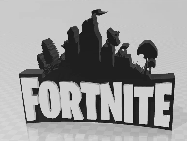 Mô hình logo Fortnite - Image 1