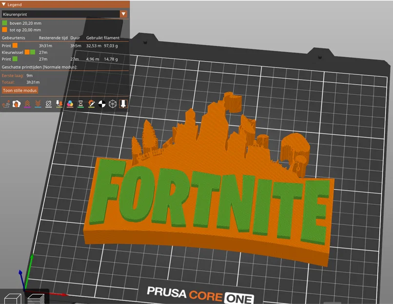 Mô hình logo Fortnite - Image 2
