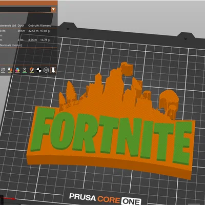 Mô hình logo Fortnite
