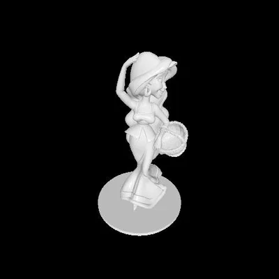 Mô hình 3D nhân vật Falballa từ truyện tranh Asterix