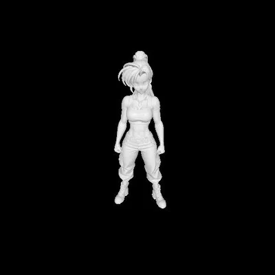 Mô hình nhân vật nữ Anime cá tính (File in 3D chất lượng cao)