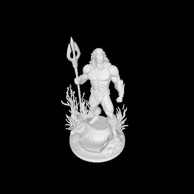 Mô hình 3D Aquaman - Tượng siêu anh hùng đẹp mắt cho bộ sưu tập