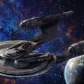 Mô hình Star Trek USS Franklin từ Fleet Command Swarm - Thumbnail 1