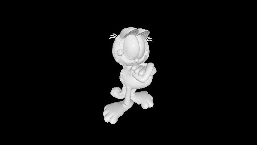 Mô hình chú mèo Garfield 3D cực đáng yêu cho người hâm mộ - Image 1
