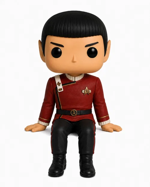 Mô hình 3D Captain Spock trang trí màn hình máy tính cực chất - Image 1
