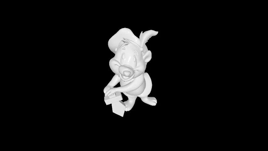 Mô hình 3D Cubbi từ Gummy Bear Gang - In 3D nhân vật hoạt hình - Image 1