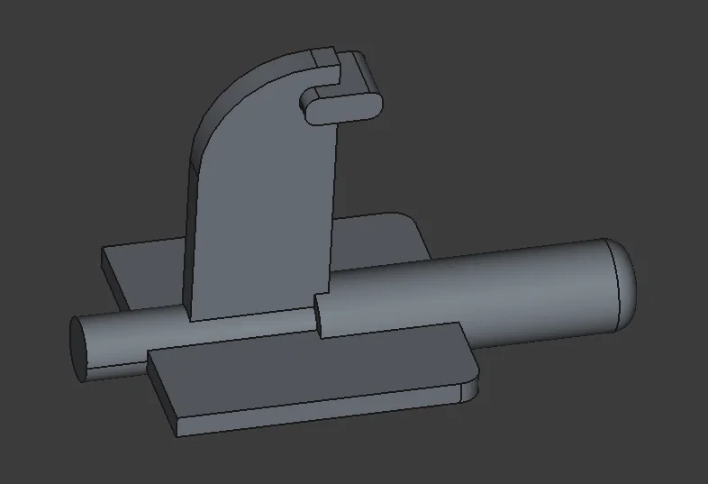 Chốt an toàn 3D cho máy bay mô hình RC FMS ASW-17 (2500mm) - Image 1