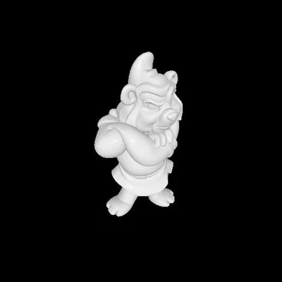 Mô hình 3D chú gấu Gruffi (Gummy Bear) cực đẹp để in 3D