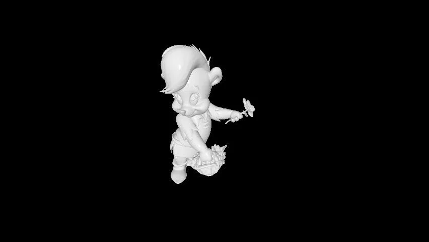 Mô hình 3D Gummybear Gang Sunni đáng yêu dành cho fan hoạt hình - Image 1