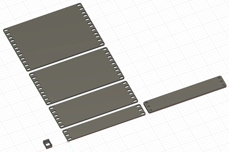 Mẫu thiết kế khung gắn Mini-Rack (Mini-Rack Mount Templates) - Image 1