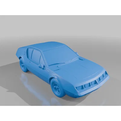 Mô hình xe thể thao cổ điển Alpine A310 - File in 3D chất lượng cao