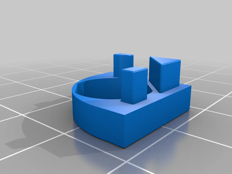 Nắp bịt đầu thanh nhôm LED SBL-Al16x16 (End Cap 3D Model) - Image 4