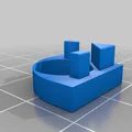 Nắp bịt đầu thanh nhôm LED SBL-Al16x16 (End Cap 3D Model) - Thumbnail 4