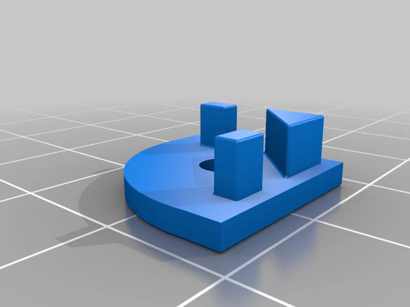 Nắp bịt đầu thanh nhôm LED SBL-Al16x16 (End Cap 3D Model) - Image 5