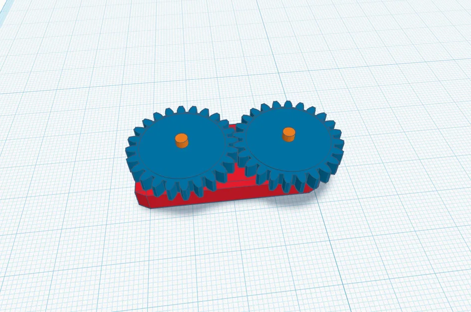 Mô hình bánh răng trụ Spur Gear Mechanism cho học tập kỹ thuật - Image 1