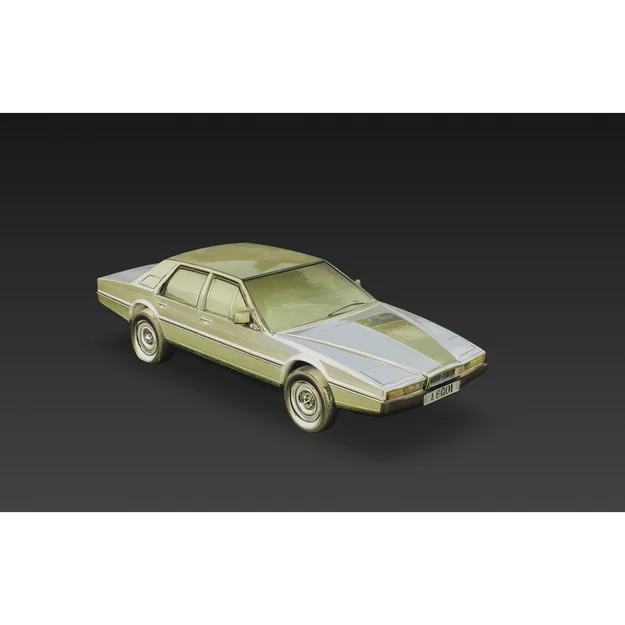 Mô hình 3D Aston Martin Lagonda 1976 cho người đam mê xe cổ - Image 1