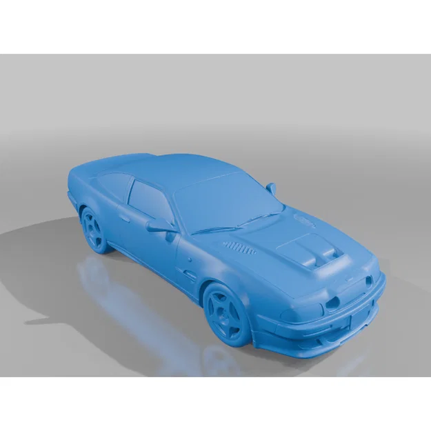 Mô hình 3D xe Aston Martin V600 Le Mans cổ điển - Image 2