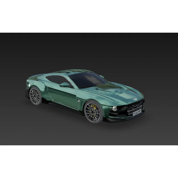 Mô hình 3D xe Aston Martin Valour cực chất cho người đam mê - Image 1