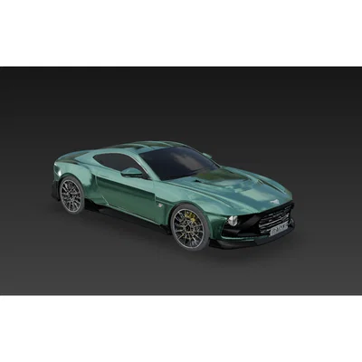 Mô hình 3D xe Aston Martin Valour cực chất cho người đam mê
