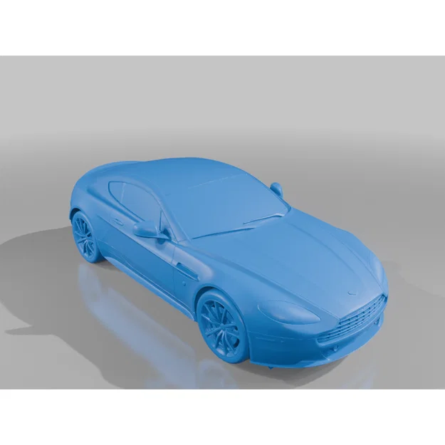 Mô hình 3D siêu xe Aston Martin Vantage GT12 chi tiết cho tín đồ - Image 2