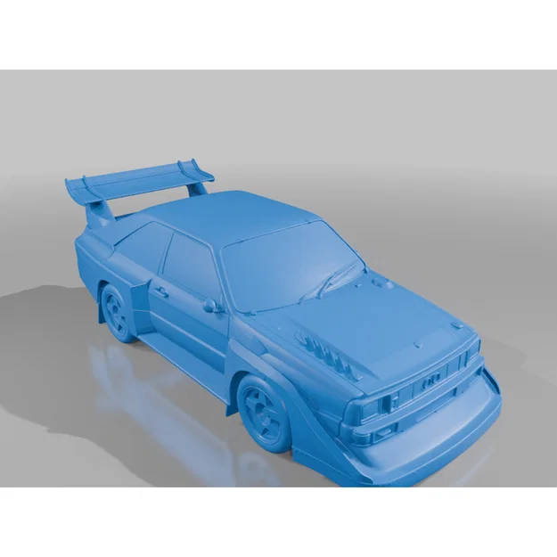 Mô hình in 3D xe đua Audi S1 Quattro Limited Edition ấn tượng - Image 1