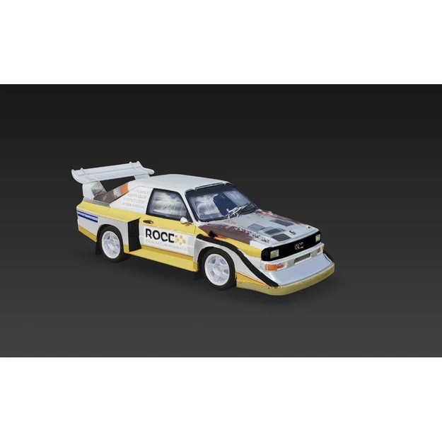 Mô hình in 3D xe đua Audi S1 Quattro Limited Edition ấn tượng - Image 2