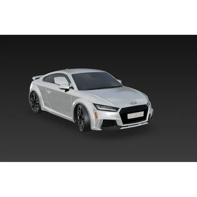 Mô hình 3D xe Audi TT RS 8J chi tiết cho người yêu xe