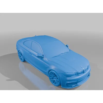 Mô hình 3D xe ô tô BMW 1M Coupé: Hướng dẫn in ấn chi tiết