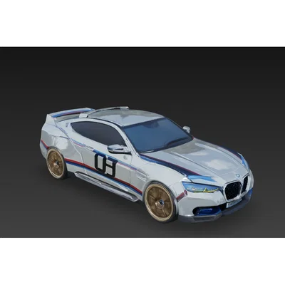 Mô hình BMW 3.0 CSL 2023 - File in 3D đẳng cấp cho người yêu xe