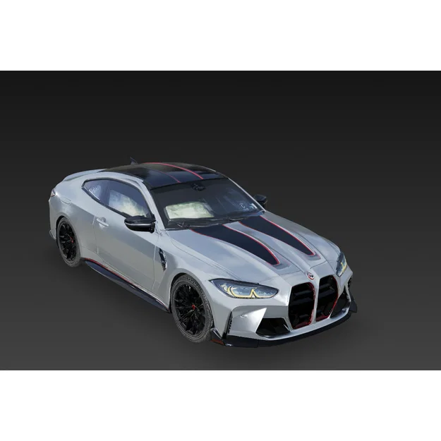 Mô hình 3D xe BMW M4 CSL chất lượng cao - Tự in tại nhà - Image 2