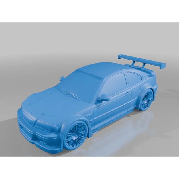 Mô hình 3D xe đua BMW M3 GTR E46 sắc nét, dễ in - Image 2