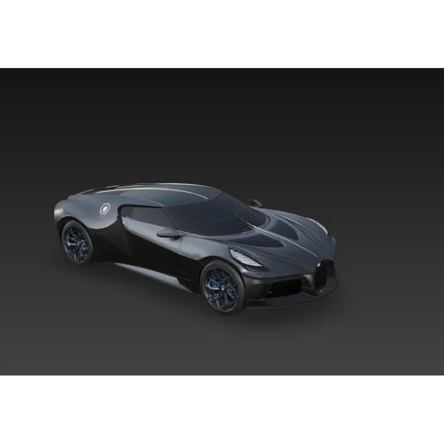Mô hình 3D xe Bugatti La Voiture Noire cực chất cho người sưu tầm - Image 1