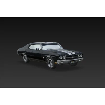 Mô hình 3D xe Chevrolet Chevelle SS 454 LS6 cực chất cho dân chơi