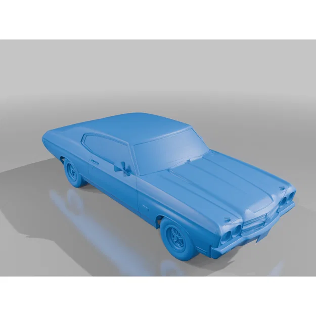 Mô hình 3D xe Chevrolet Chevelle SS 454 LS6 cực chất cho dân chơi - Image 2