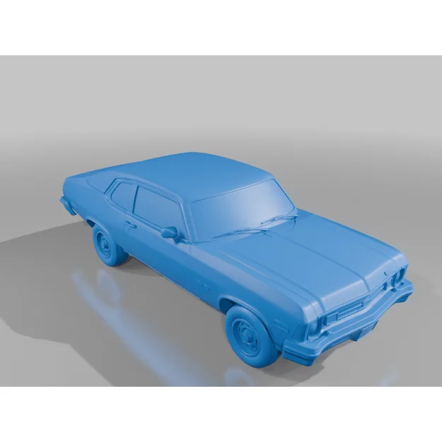 Mô hình 3D xe Chevrolet Nova SS - Đồ chơi trang trí cực chất - Image 2