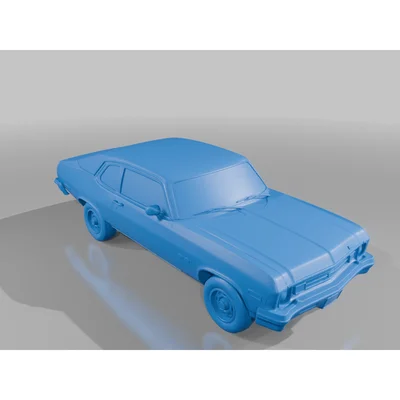 Mô hình 3D xe Chevrolet Nova SS - Đồ chơi trang trí cực chất