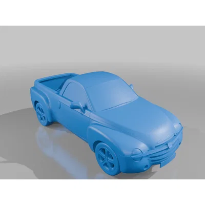 Mô hình xe bán tải Chevrolet SSR in 3D tinh xảo