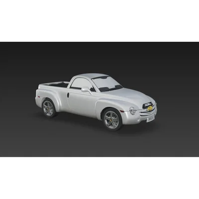 Mô hình xe bán tải Chevrolet SSR in 3D tinh xảo