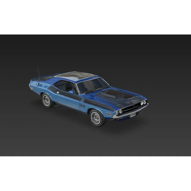 Mô hình 3D xe Dodge Challenger T/A 1970 cổ điển để trưng bày - Image 1