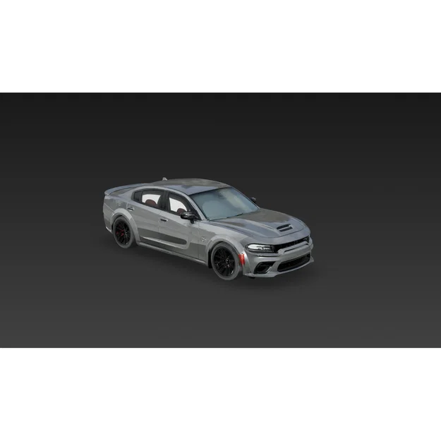 Mô hình 3D Dodge Charger Hellcat Redeye: Tinh xảo và mạnh mẽ - Image 1