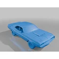 Mô hình 3D xe Dodge Challenger T/A 1970 cổ điển để trưng bày - Thumbnail 2