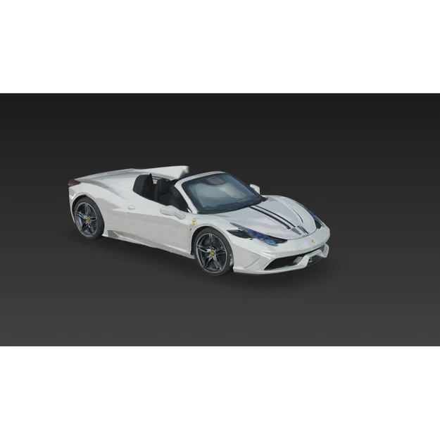 Mô hình siêu xe Ferrari 458 Speciale in 3D độc đáo - Image 1