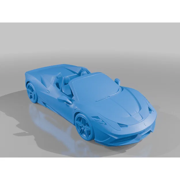 Mô hình siêu xe Ferrari 458 Speciale in 3D độc đáo - Image 2