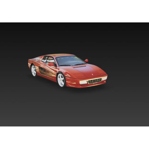 Mô hình siêu xe Ferrari 512 TR in 3D đẹp mắt cho người chơi - Image 2